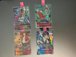 Custom Order 4 Alternate Art BT21 cards Digimon CCG | World Convergence NM - Image 1