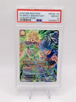 SS Broly Banisher Fury BT29-145 CR Concept Rare Fearsome Rivals Dragon Ball Card - Image 2