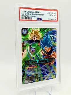 SS Broly Banisher Fury BT29-145 CR Concept Rare Fearsome Rivals Dragon Ball Card - Image 3