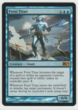 Frost Titan - FOIL - 2012 Core Set (M12) LP Magic: the Gathering MTG - Image 2