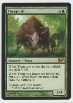 Thragtusk - Magic 2013 (M13) LP Magic: The Gathering MTG - Image 2
