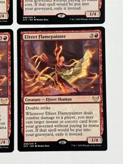 4x Efreet Flamepainter 098/275 Regular Rare Strixhaven School of Mages MTG NM - Image 4