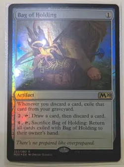 Bag of Holding Core Set 2020 Foil - MTG RARE - Image 1