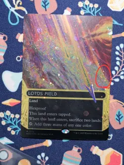 Swirl MTG Edge of Eternities LOTUS FIELD (Borderless Galaxy Foil) M 0113 MINT! - Image 2