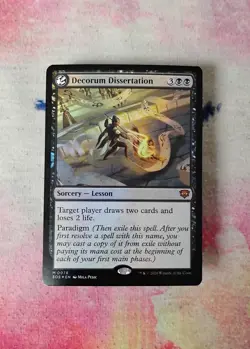 MTG Secrets of Strixhaven, Decorum Dissertation 0078, foil mythic pack fresh - Image 1