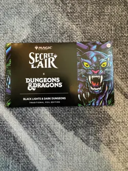MTG: Secret Lair x Dungeons & Dragons: Black Lights & Dark Dungeons Foil x1 - Image 1