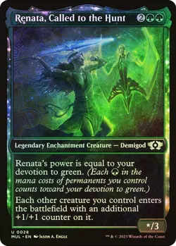 Foil Renata, Called to the Hunt (Showcase) [March of the Machine] MTG - Image 1
