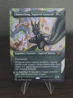 MTG Chatterfang, Squirrel General (Borderless) Modern Horizons 2 Regular - Image 1
