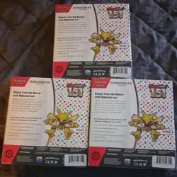 Alakazam EX Collection Box Sealed Pokemon Scarlet And Violet 151 LOT OF 3 820650855269 - Image 2