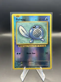 2016 Pokemon TCG XY Evolutions Poliwag 23/108 Reverse Holo Near Mint - Image 1