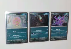Pokemon TCG Darkrai Sableye Spiritomb Cosmos Holo Triple Whammy Tin Promo Set - Image 2
