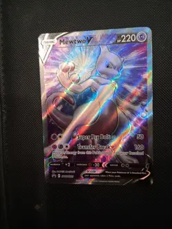 Pokemon TCG Mewtwo v SWSH229 Black Star Promo - Image 3