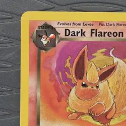 Dark Flareon 35/82 Uncommon Team Rocket Pokemon Card - Image 2