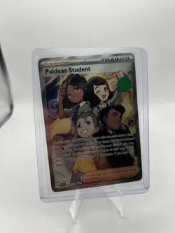 Paldean Student 231/091 Ultra Rare Paldean Fates Pokemon Holo Near Mint - Image 1