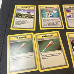 Pokemon Base Set And Early 2000s Trainer Lot With Energies - Image 2