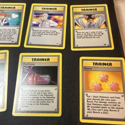 Pokemon Base Set And Early 2000s Trainer Lot With Energies - Image 4