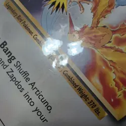 Pikachu Jumbo Promo Pl & Articuno mootres and zapdos Not For Play Use Pokemon - Image 4