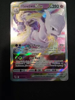 Pokemon TCG Mewtwo VSTAR Holo Ultra Rare - Image 4