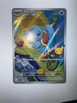 Pokemon Squirtle 039 Promo Full Art Holo 80 HP MEP Mega Evolution 2026 English - Image 1