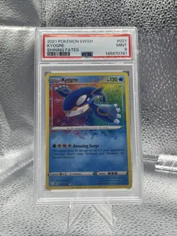 Pokemon Kyogre Shining Fates 021/072 Psa 9 - Image 1