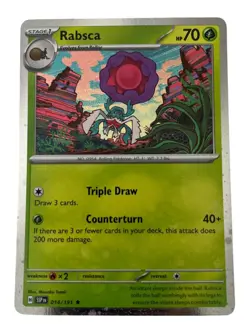 Rabsca Cosmos Holo 14/191 Rare Deck Exclusives Pokemon Near Mint - Image 1