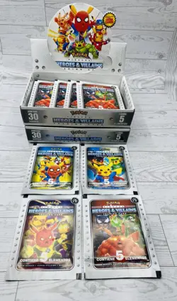 10 Sealed Packs Of Pikachu as Cosplay Heroes & Villains (Non-Pokemon Fan Art) - Image 4