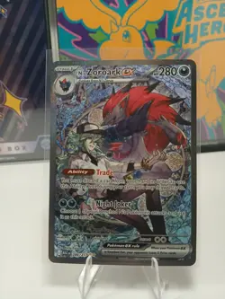 N's Zoroark ex 286/217 Special Illustration Rare ME: Ascended Heroes Pokemon NM - Image 1