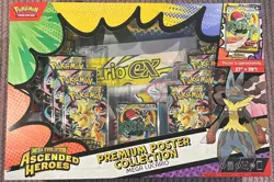 Pokemon TCG Ascended Heroes Premium Poster Collection Mega Lucario New/Sealed🔥 - Image 2