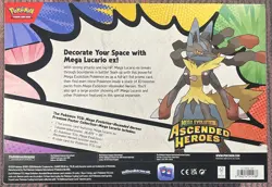 Pokemon TCG Ascended Heroes Premium Poster Collection Mega Lucario New/Sealed🔥 - Image 3