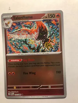 Pokemon Perfect Order Talonflame 14/88 Reverse Holo NM (freshly opened) - Image 1