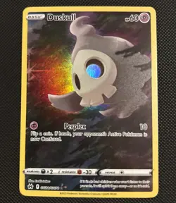 Pokemon Duskull GG28/GG70 Crown Zenith Galarian Gallery Ultra Rare Holo - Image 1