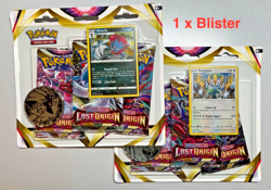 Pokemon - Lost Origin 3 Booster Pack Blister x 1 Promo - EN - NEU OVP - Image 1
