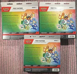 Pokemon First Partner Illustration Collection Series 1 New/Sealed (Lot of 3) - Image 4
