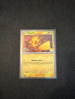 The Pokemon Company Pikachu 051/162 Pokemon TCG Holo Basic HP 70 Random Spark - Image 1