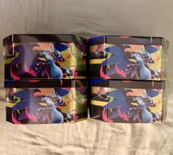 Pokemon TCG Mega Charizard Ex X & Y Tins x4 🔥FACTORY PRISTINE 🚀 FREE SHIPPING - Image 3