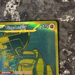 Ting-Lu ex 244/091 Pokemon SV: Paldean Fates Gold Hyper Rare Holo NM - Image 4
