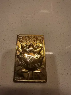1999 Pokemon, Burger King, 23K Gold Plated, Togepi No Pokeball Great Condition - Image 2