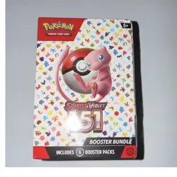 Pokemon Scarlet & Violet 151 Booster Bundle Box Mew 6 Packs English 2023 - Image 1
