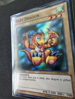🔥 YUGIOH TCG Baby Dragon LCJW-EN006 SUPER RARE HOLOFOIL NM 1ST EDITION - Image 4