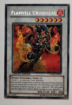 Flamvell Uruquizas HA01-EN024 Hidden Arsenal Limited Edition Yu-Gi-Oh! NM #2 - Image 1