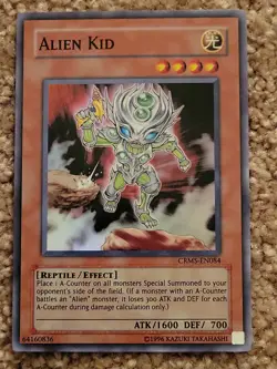 Yugioh Alien Kid CRMS-EN084 Super Rare NM - Image 1