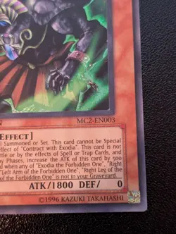 Exodia Necross MC2-EN003 Master Collection Volume 2 Limited Edition - Image 5