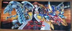Yu-Gi-Oh Seto Kaiba Classic Rubber Playmat Light Use-XYZ Blue-Eyes White Dragon - Image 1