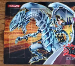 Yu-Gi-Oh Seto Kaiba Classic Rubber Playmat Light Use-XYZ Blue-Eyes White Dragon - Image 2
