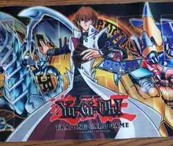 Yu-Gi-Oh Seto Kaiba Classic Rubber Playmat Light Use-XYZ Blue-Eyes White Dragon - Image 3