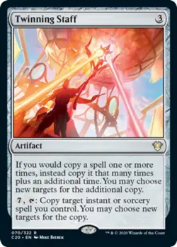 1 x Twinning Staff - Commander 2020 - NM-Mint - MTG - Image 1