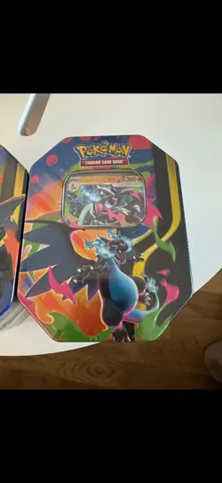 Pokemon TCG: Mega Charizard X & Mega Charizard Y Tin Set Of 2 - Image 3