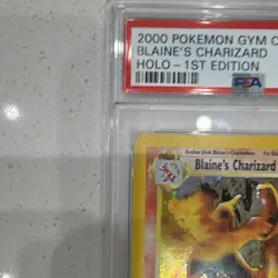 Pokemon Blaine's Charizard 2/132 Gym Challenge 1st Edition Holo Rare PSA 8 2000 - Image 3
