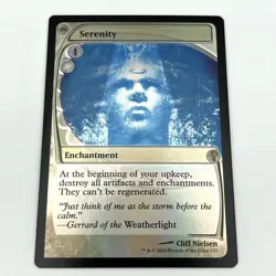 Serenity Foil Future Sight Frame English Mtg - Image 1
