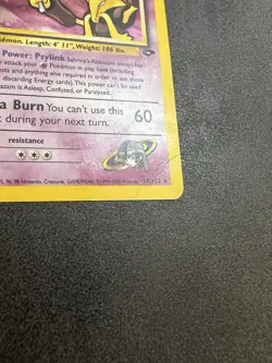 2000 SABRINA'S ALAKAZAM 16/132 GYM CHALLENGE HOLO RARE POKEMON TCG HP - Image 3
